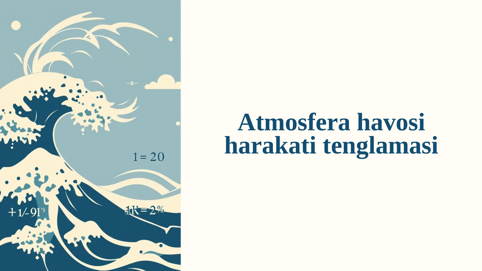 Atmosfera havosi harakati tenglamasi