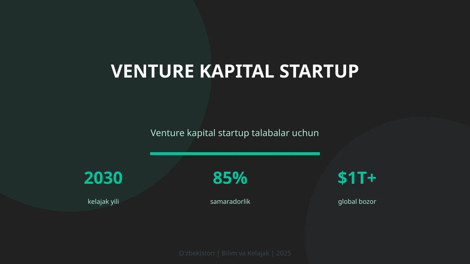 Venture kapital startup