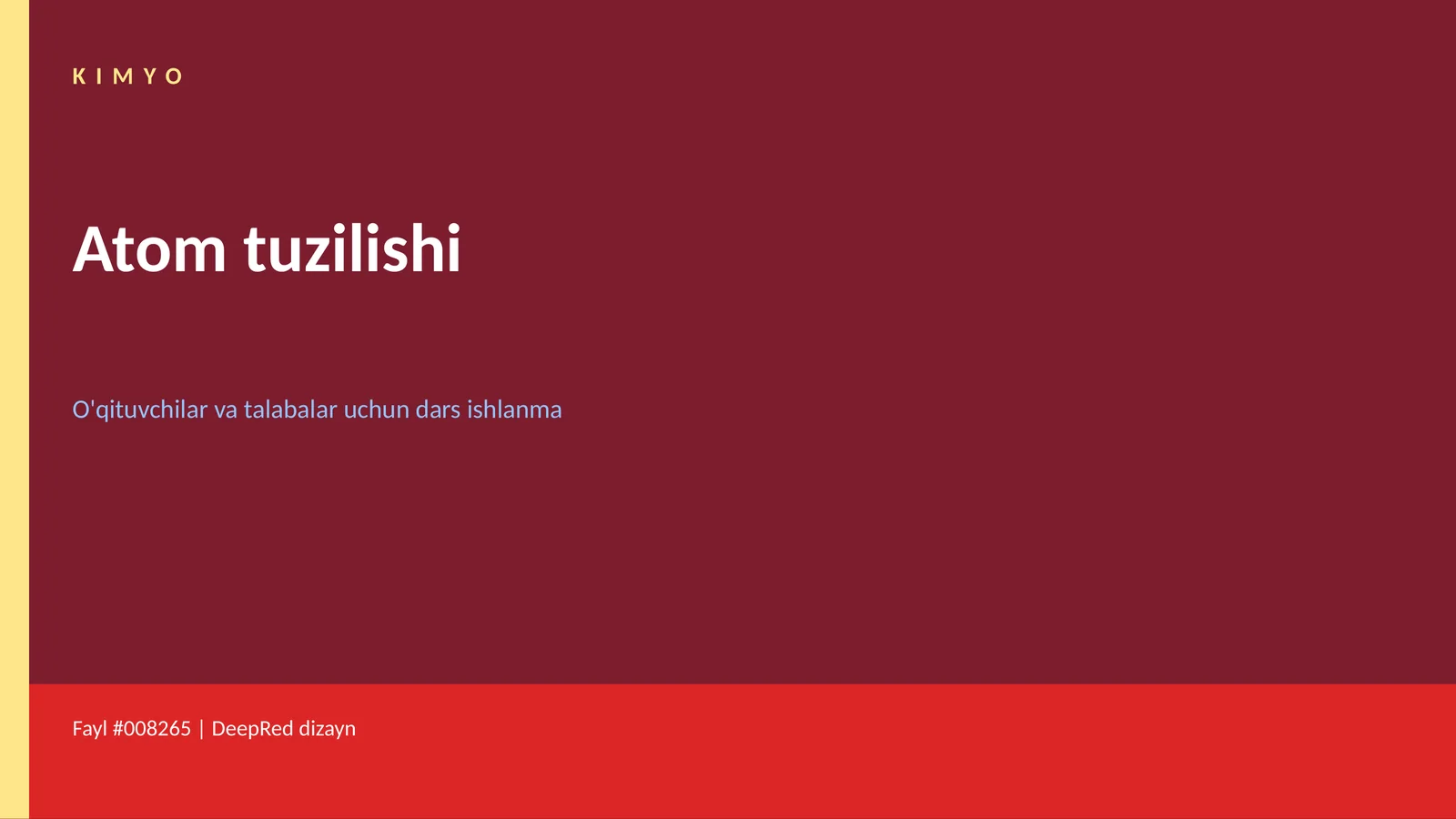 Atom tuzilishi