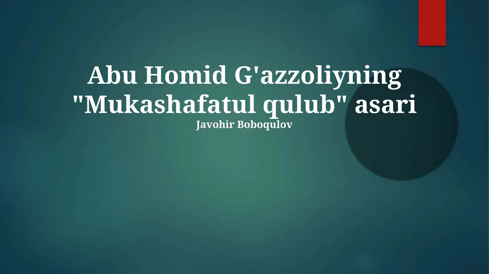 Mukashafatul qulub