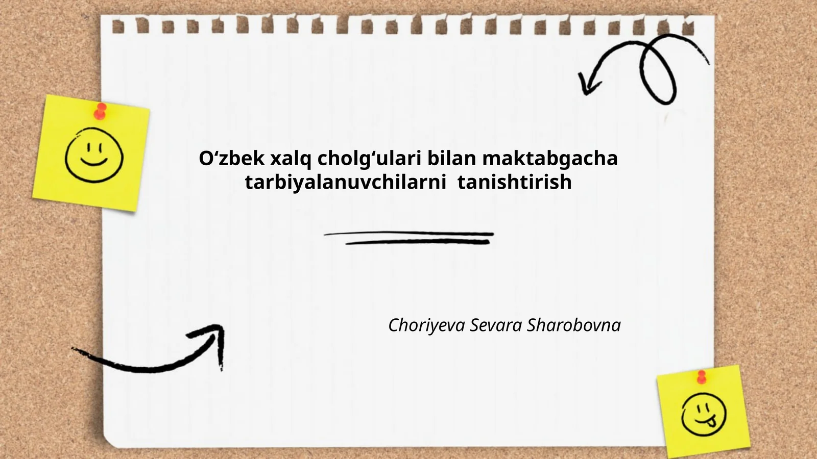 Oʻzbek xalq cholgʻulari bilan maktabgacha tarbiyalanuvchilarni tanishtirish
