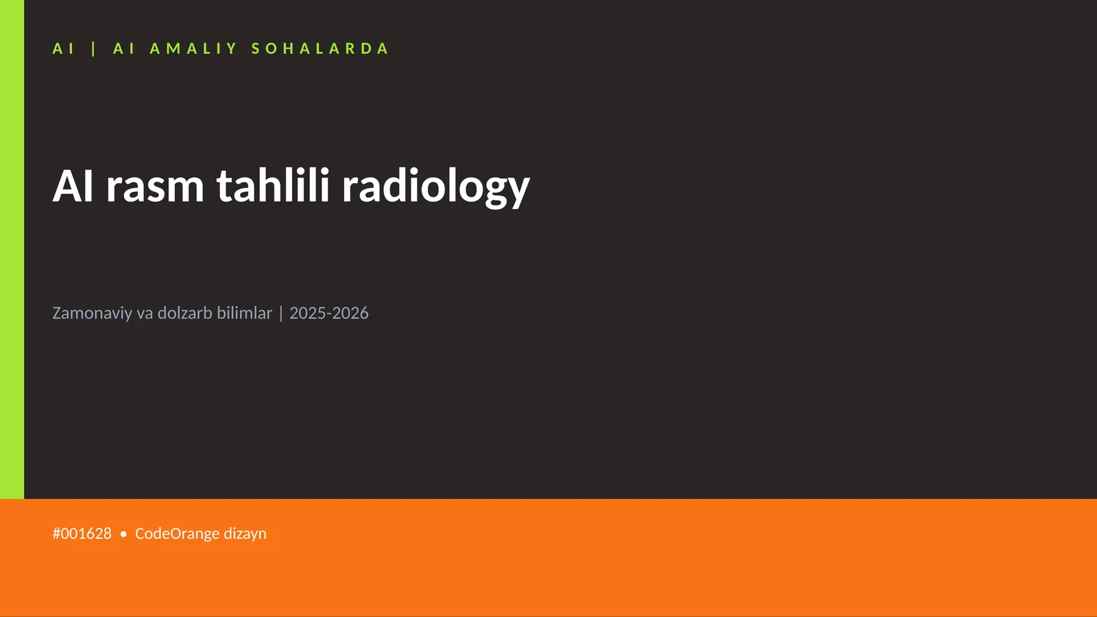 AI rasm tahlili radiology