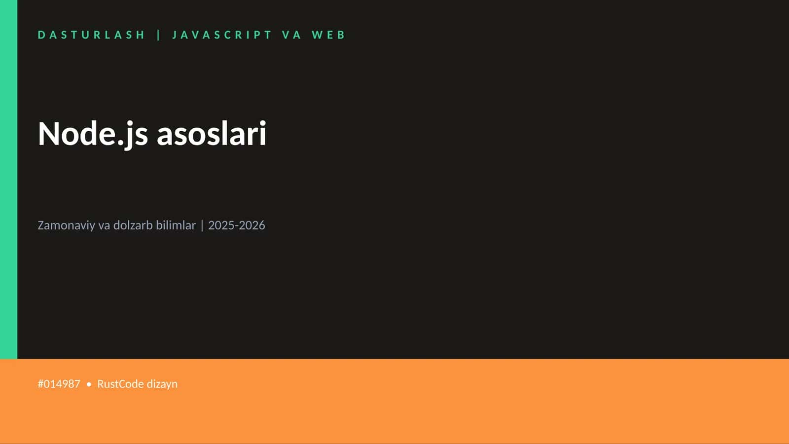 Node.js asoslari