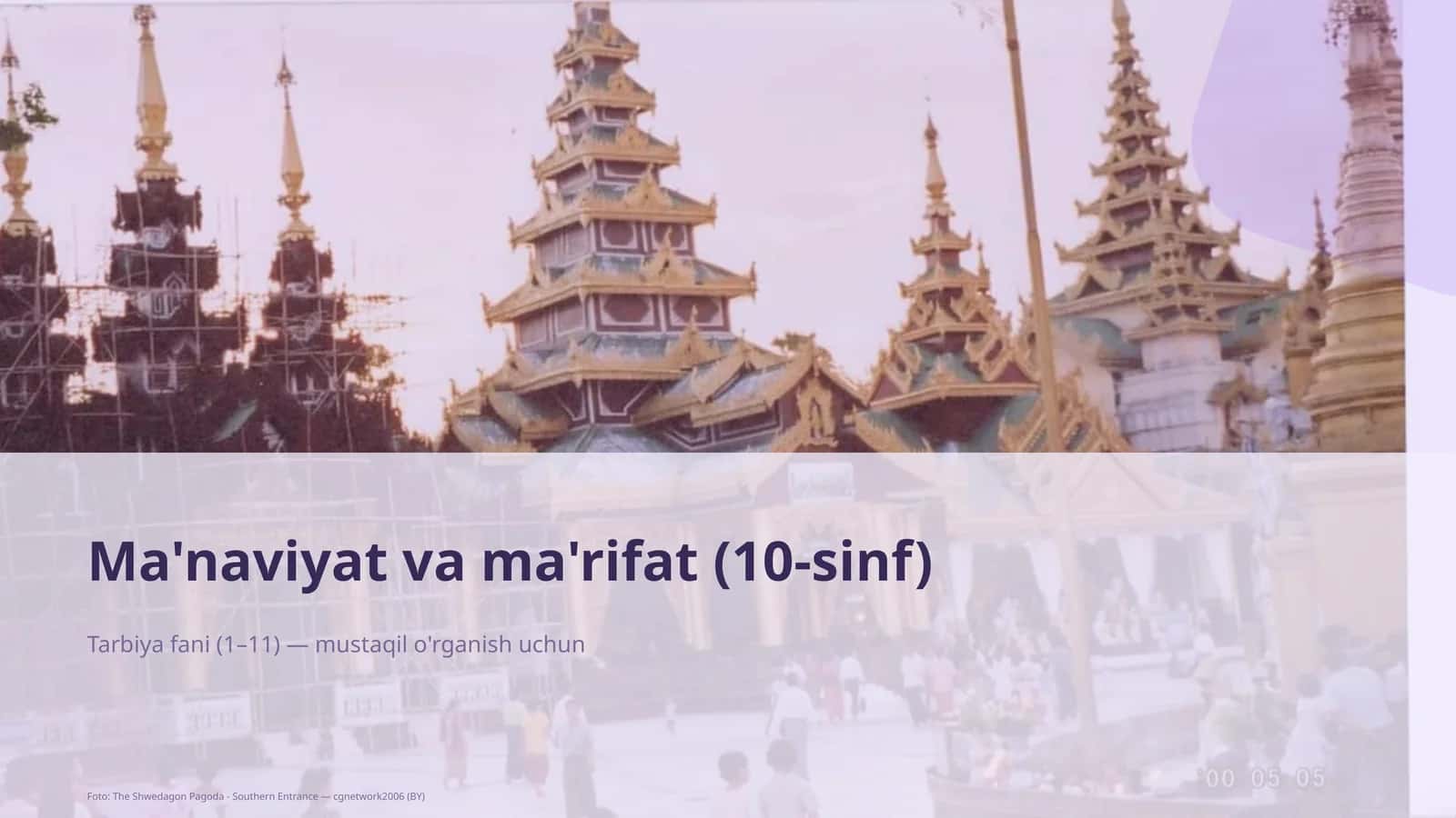 Ma'naviyat va ma'rifat (10-sinf)