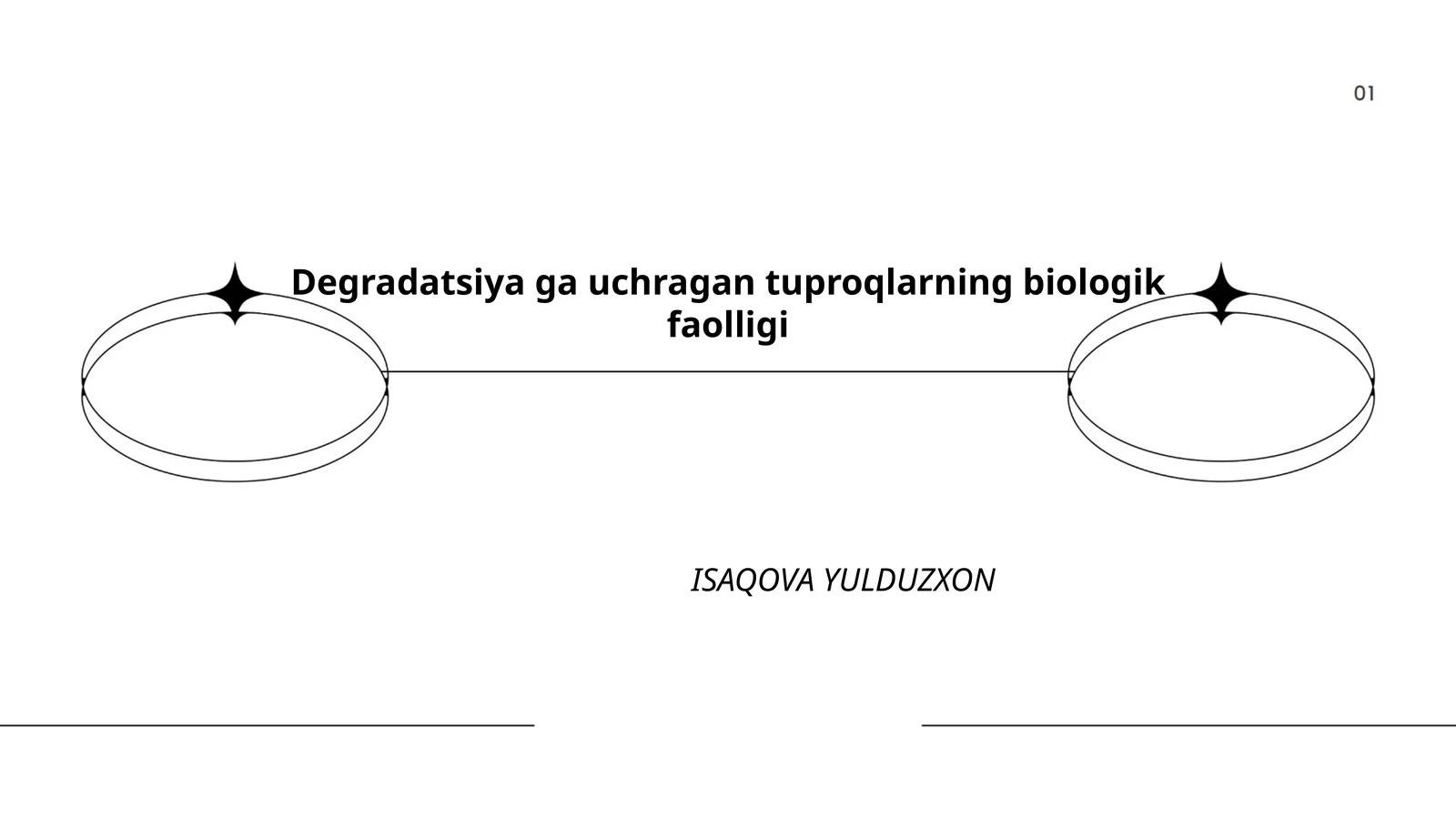 Tuproqning degradatsiyasi va biologik faollik