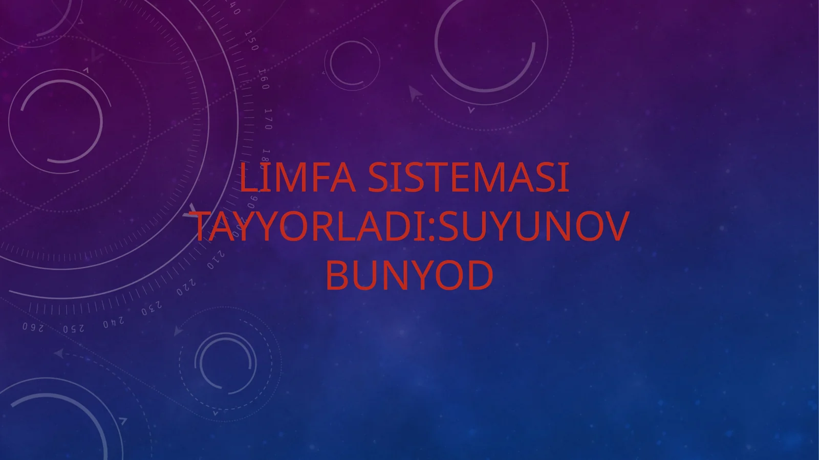 Limfa sistemasi