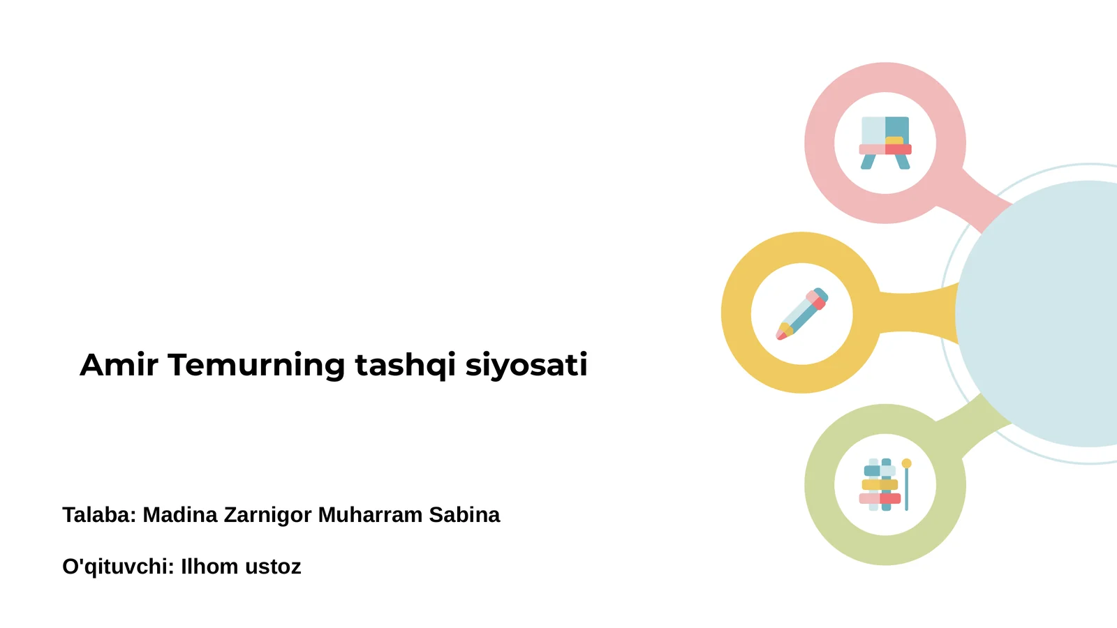 Amir Temurning tashqi siyosati