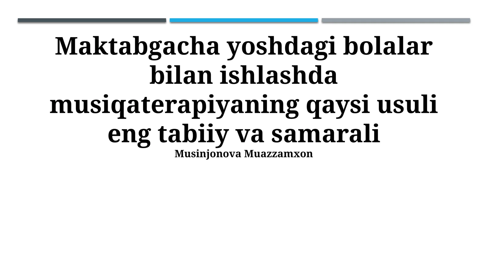 Improvizatsion musiqa terapiyasi