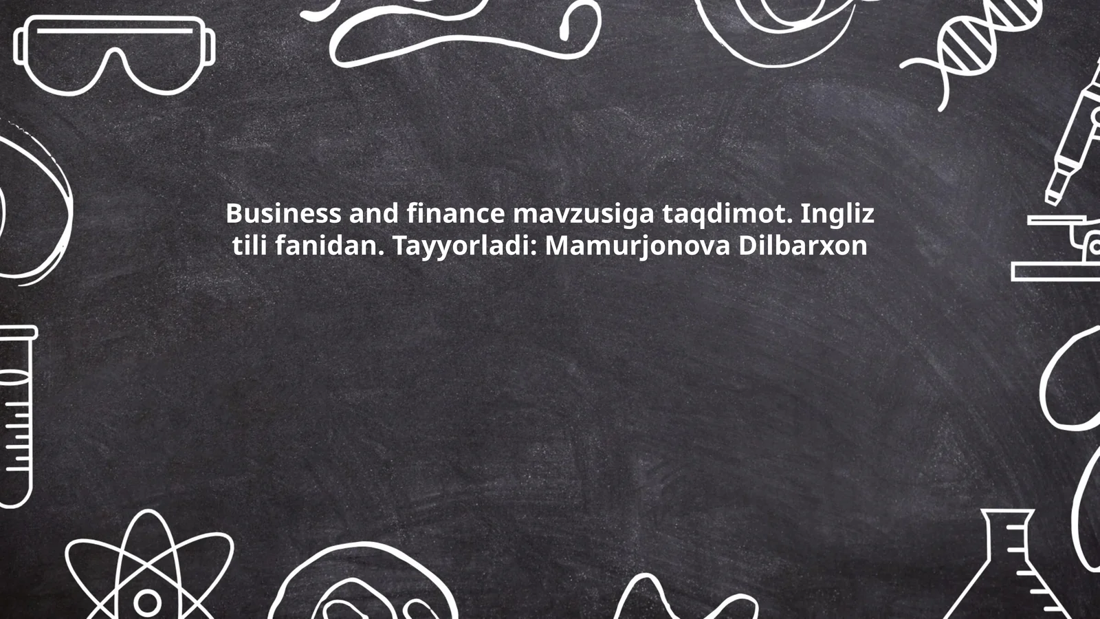 Business Management mavzusi