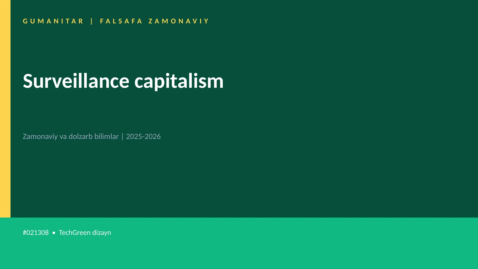 Surveillance capitalism