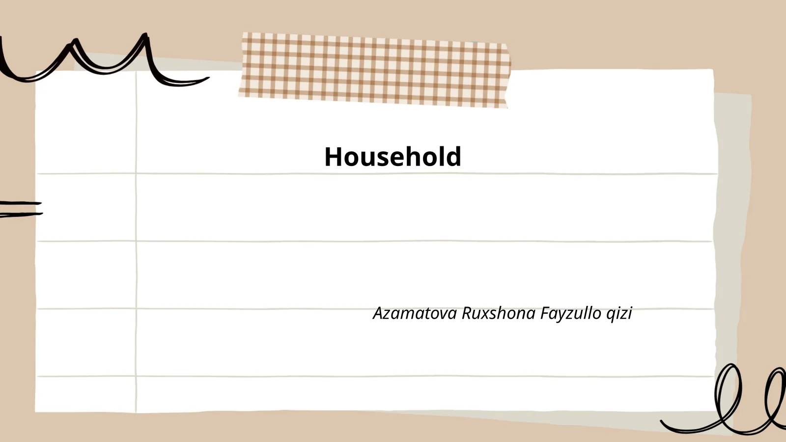 Household Cleaning Products and Techniques