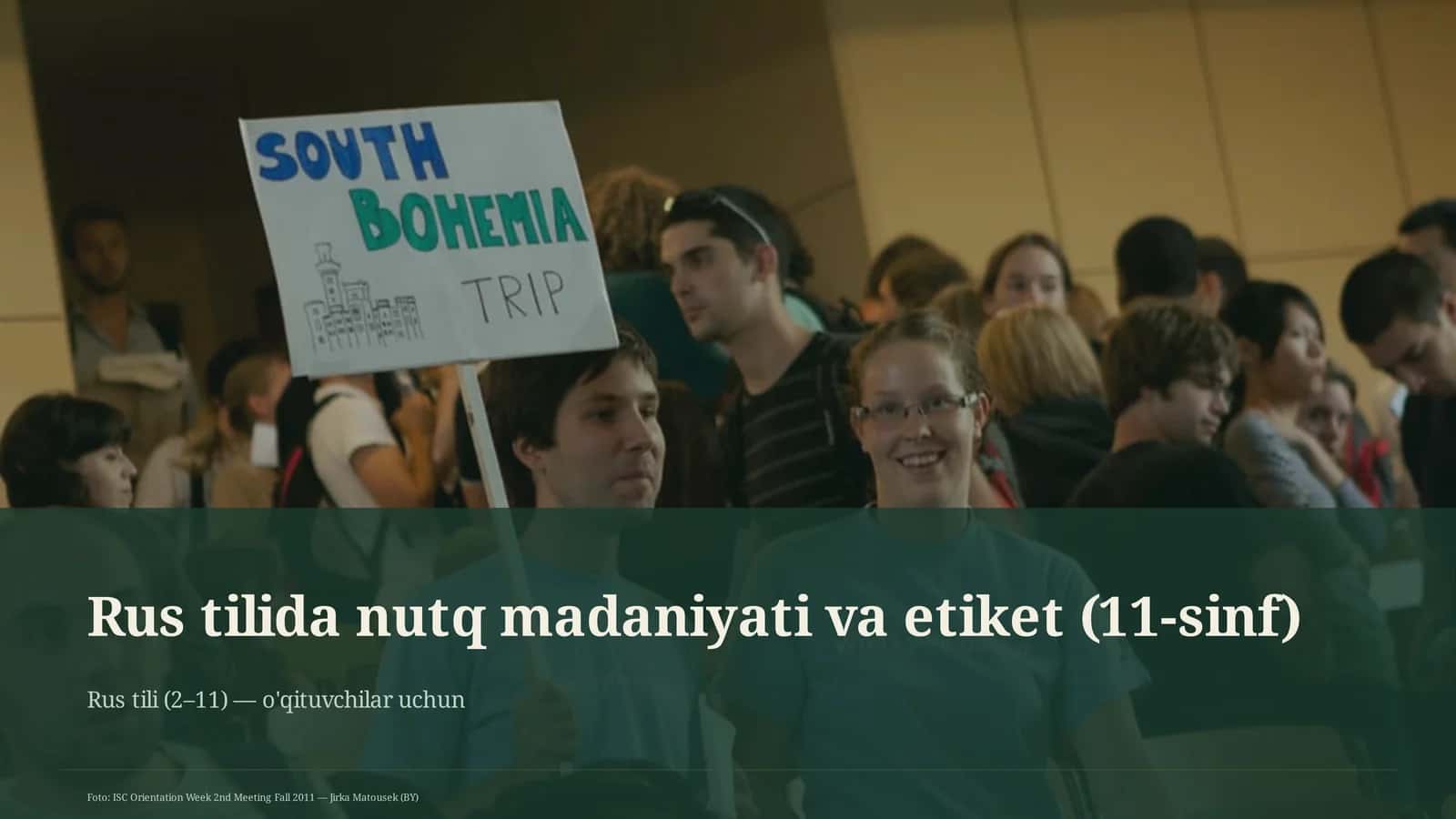 Rus tilida nutq madaniyati va etiket (11-sinf)