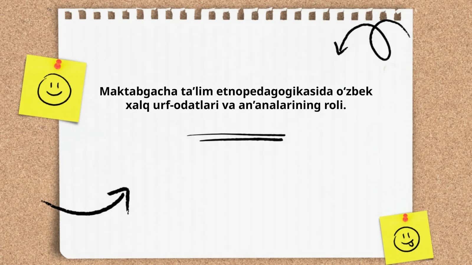 Maktabgacha ta’lim etnopedagogikasida o‘zbek xalq urf-odatlari va an’analarining roli