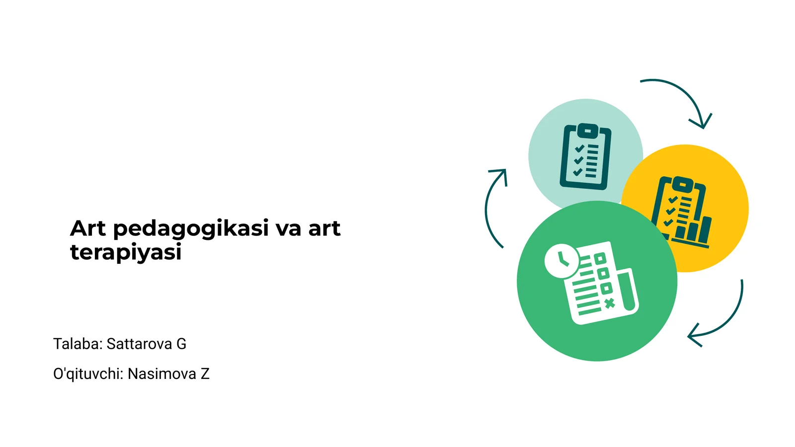 Art pedagogikasi va art terapiyasi