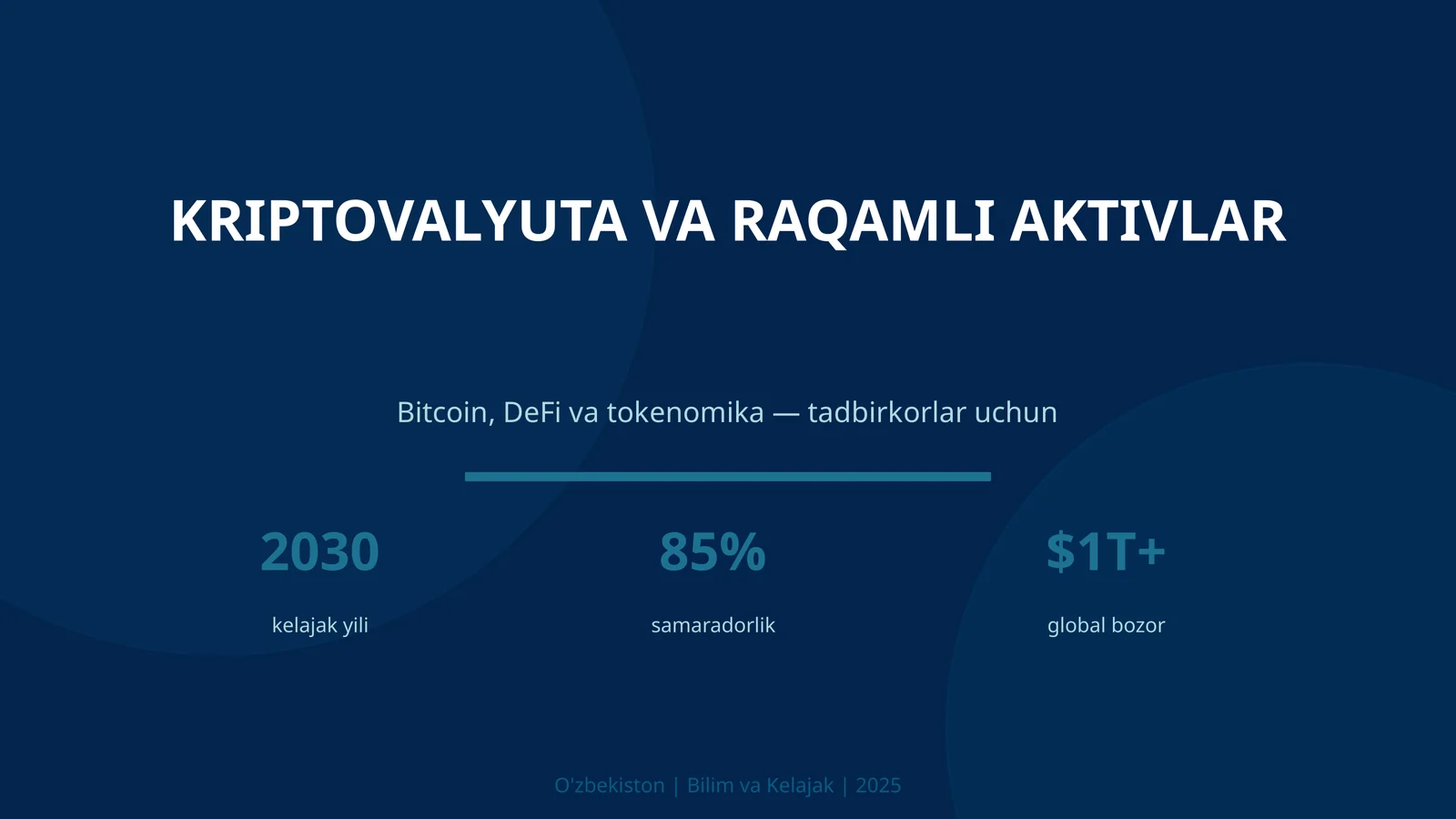Kriptovalyuta va raqamli aktivlar