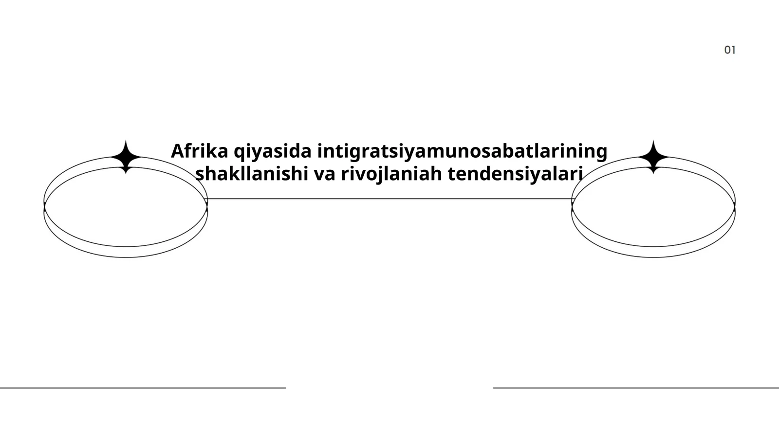 Afrika qiyasida intigratsiyamunosabatlarining shakllanishi va rivojlaniah tendensiyalari