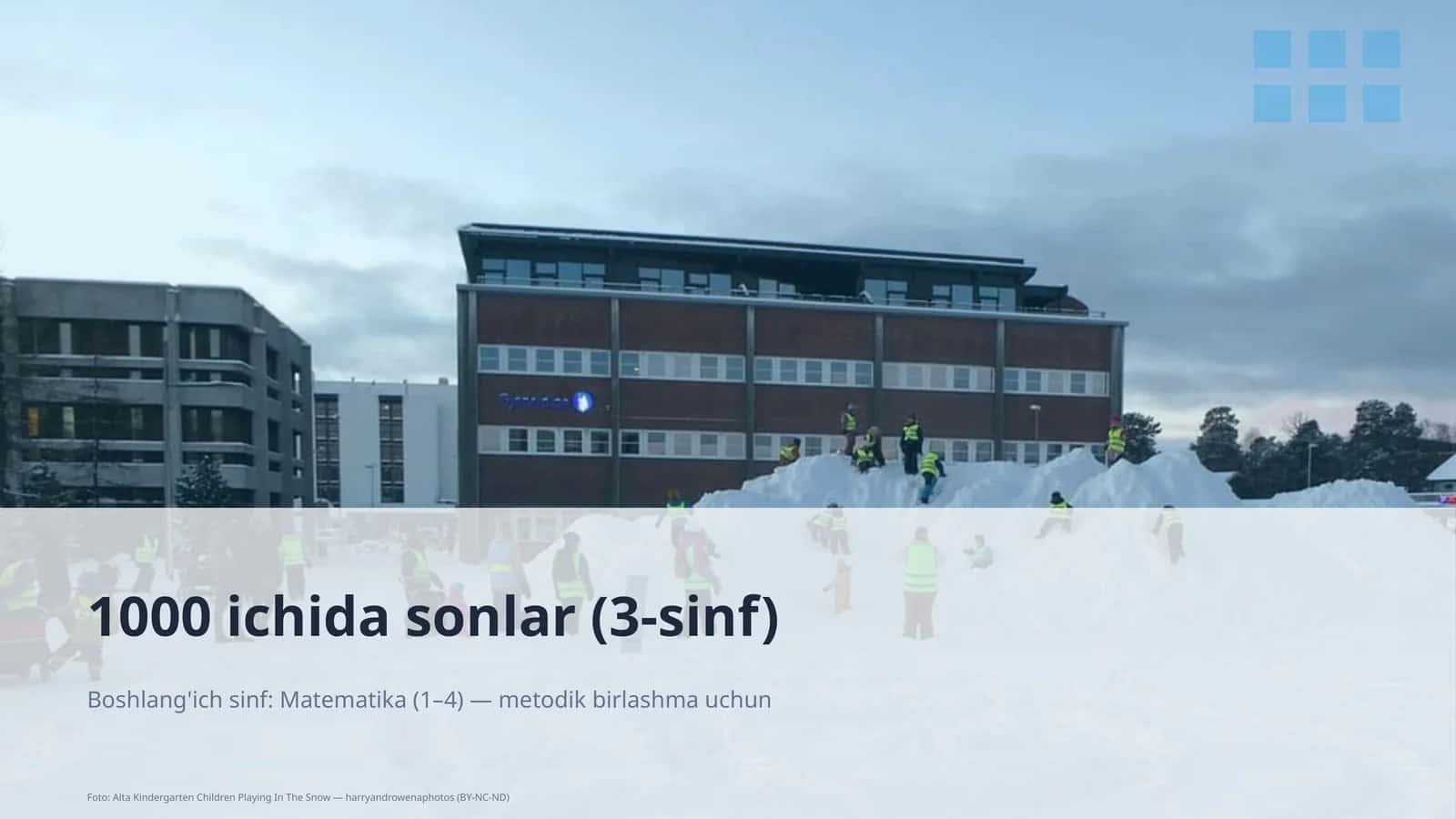 1000 ichida sonlar (3-sinf)