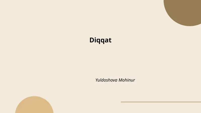 Diqqat