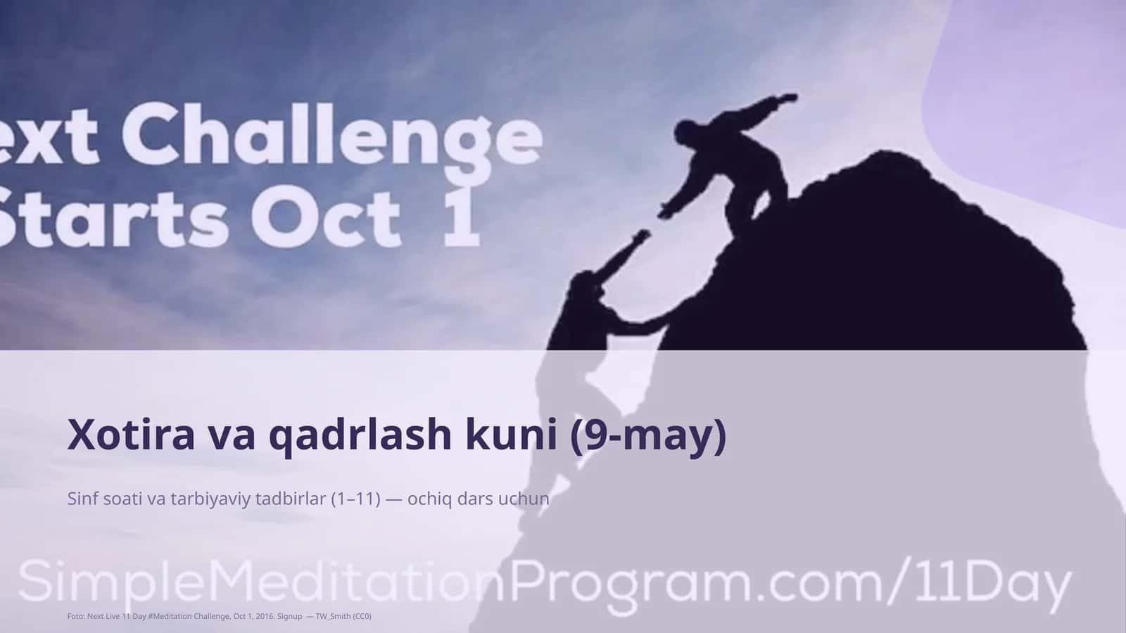 Xotira va qadrlash kuni (9-may)