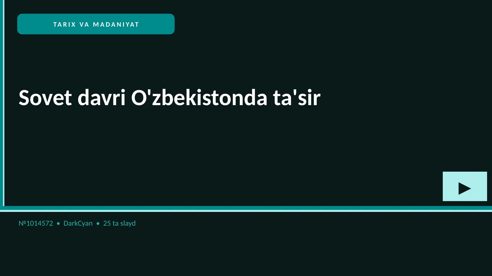 Sovet davri O'zbekistonda ta'sir