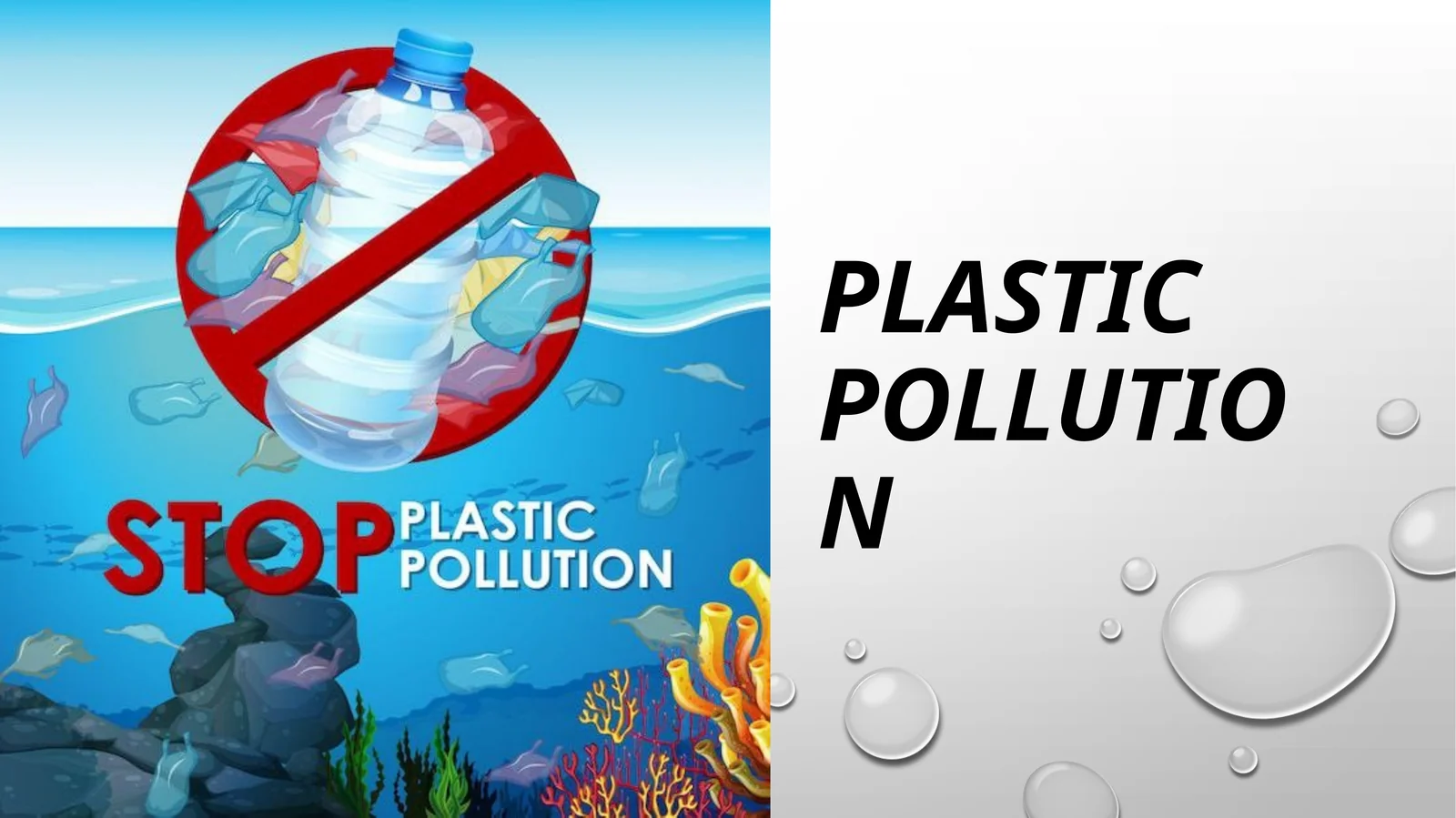 Plastic pollution