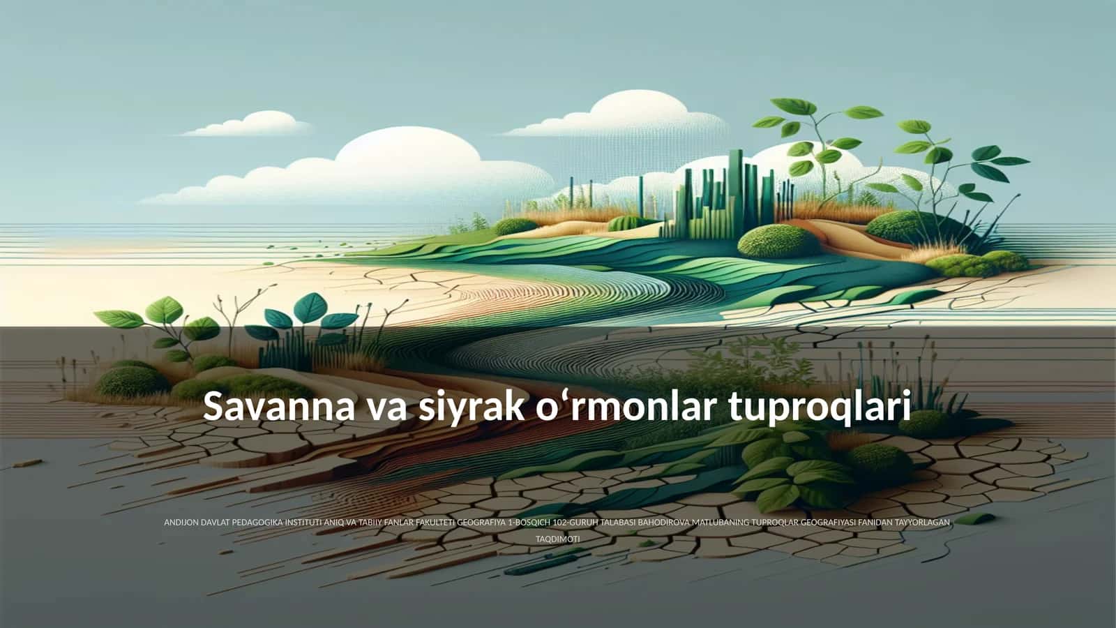 Savanna va siyrak oʻrmonlar tuproqlari