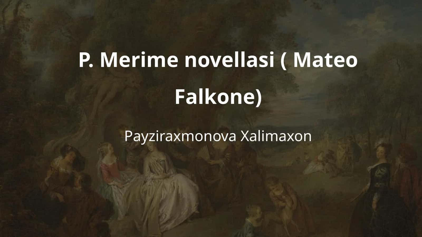 Mateo Falkone novellasi