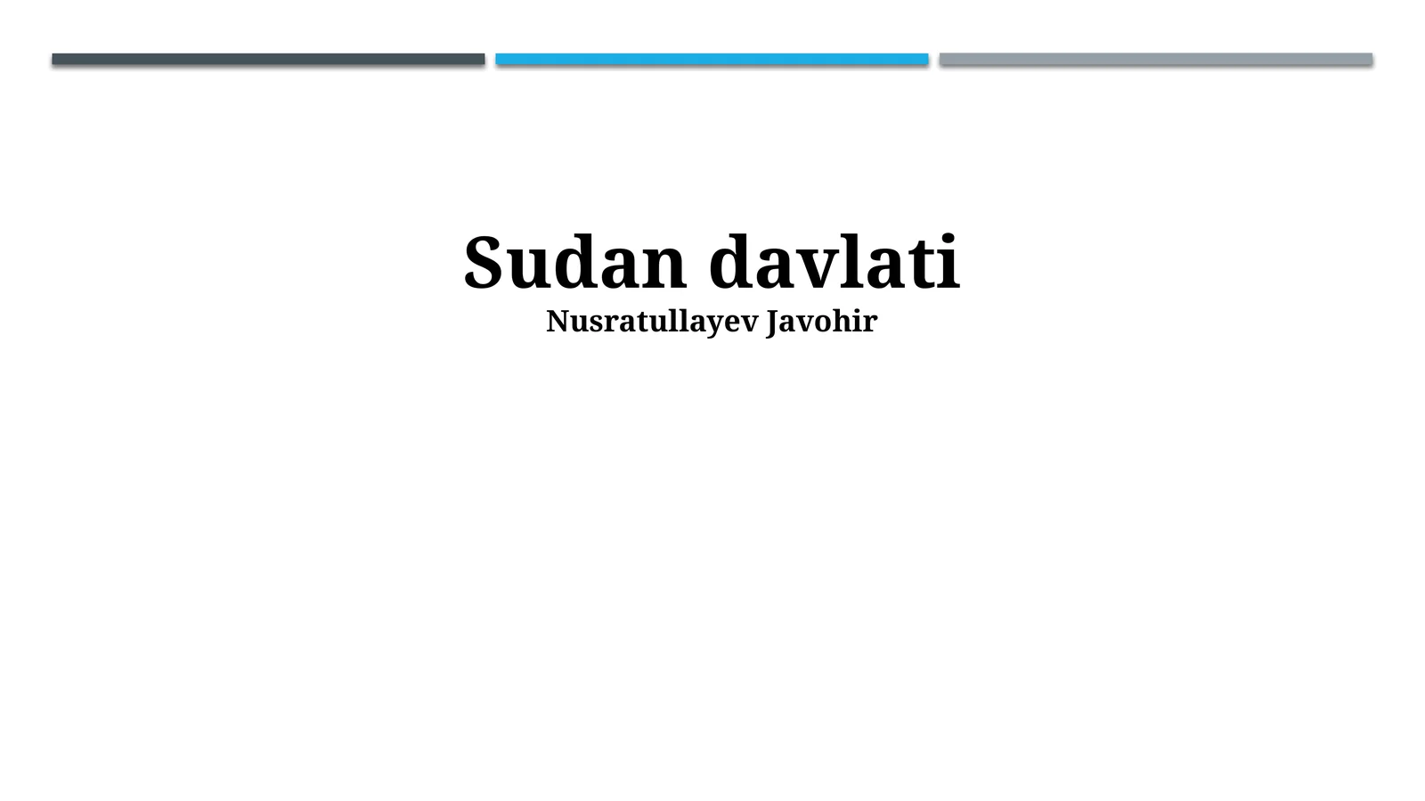 Sudan davlati tarixi