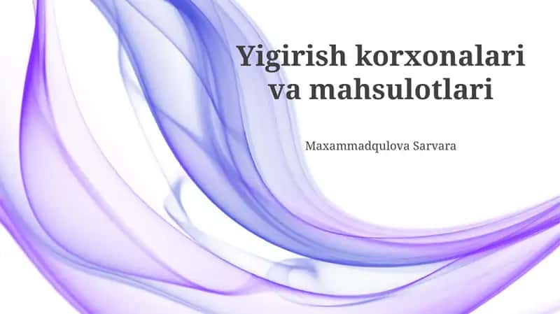 Ishlab chiqarish korxonalari