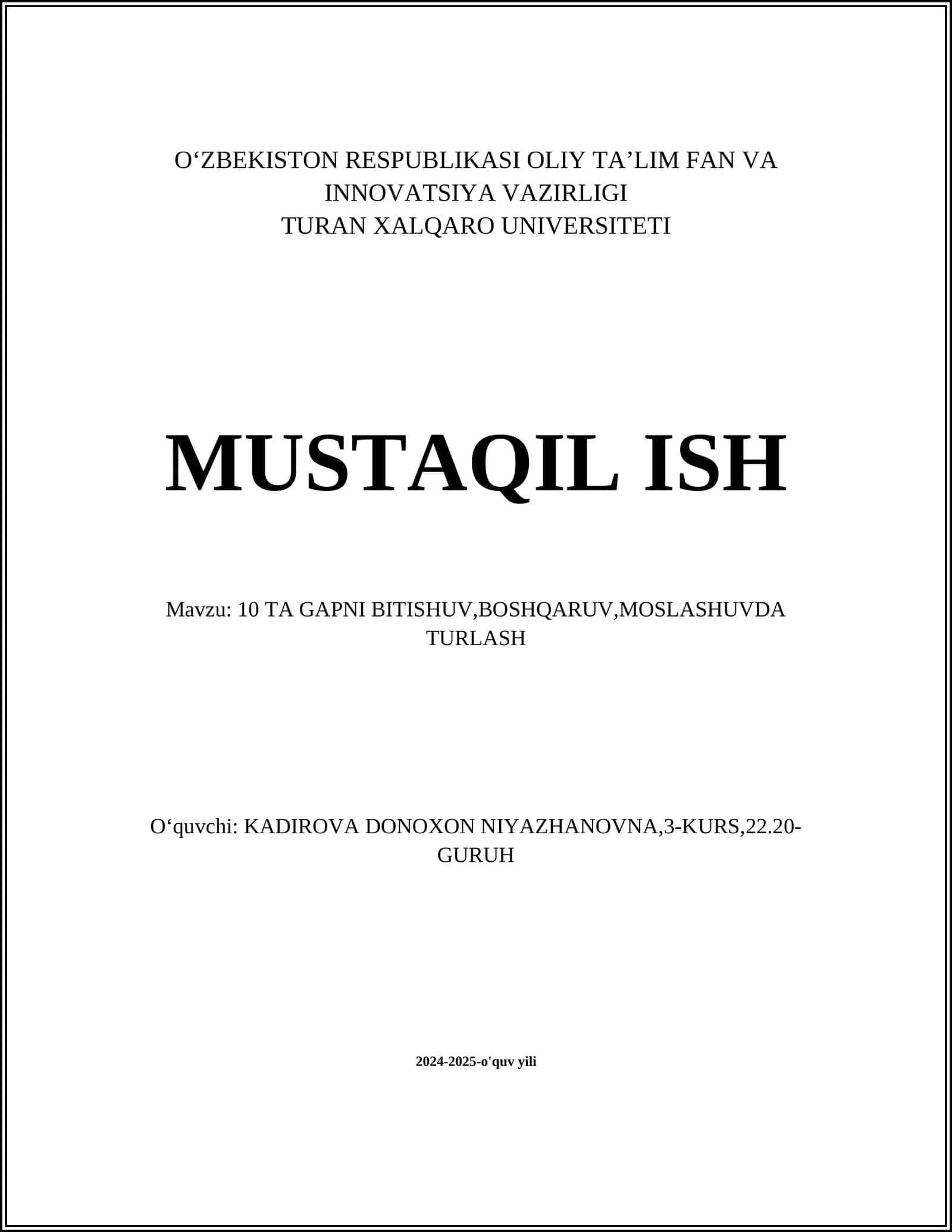 Ijtimoiy moslashuvning psixologik asoslari