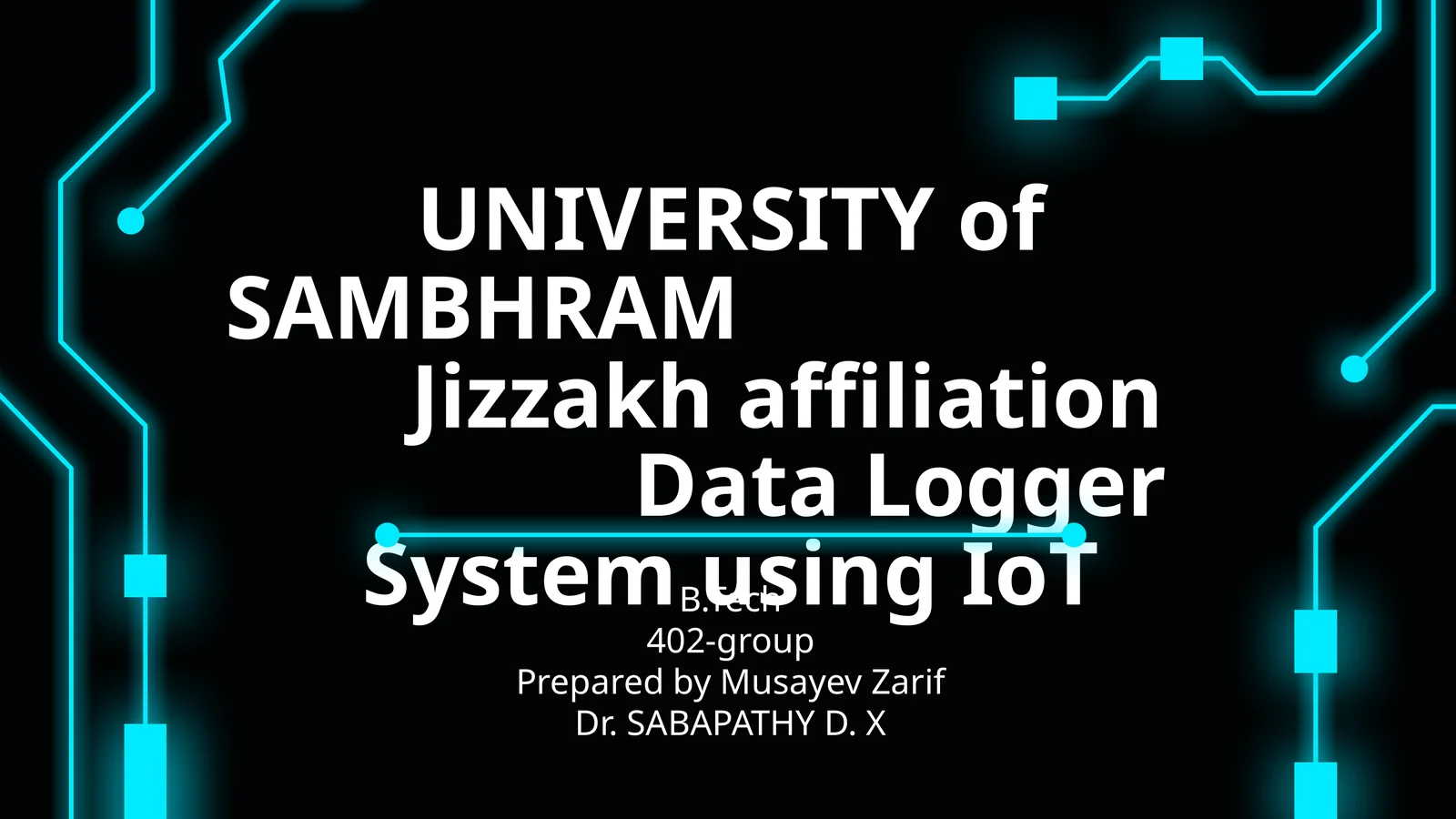 Data Logger System using IoT