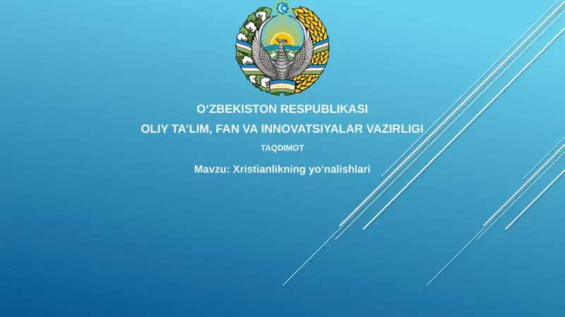 Xristianlikningyo‘nalishlari