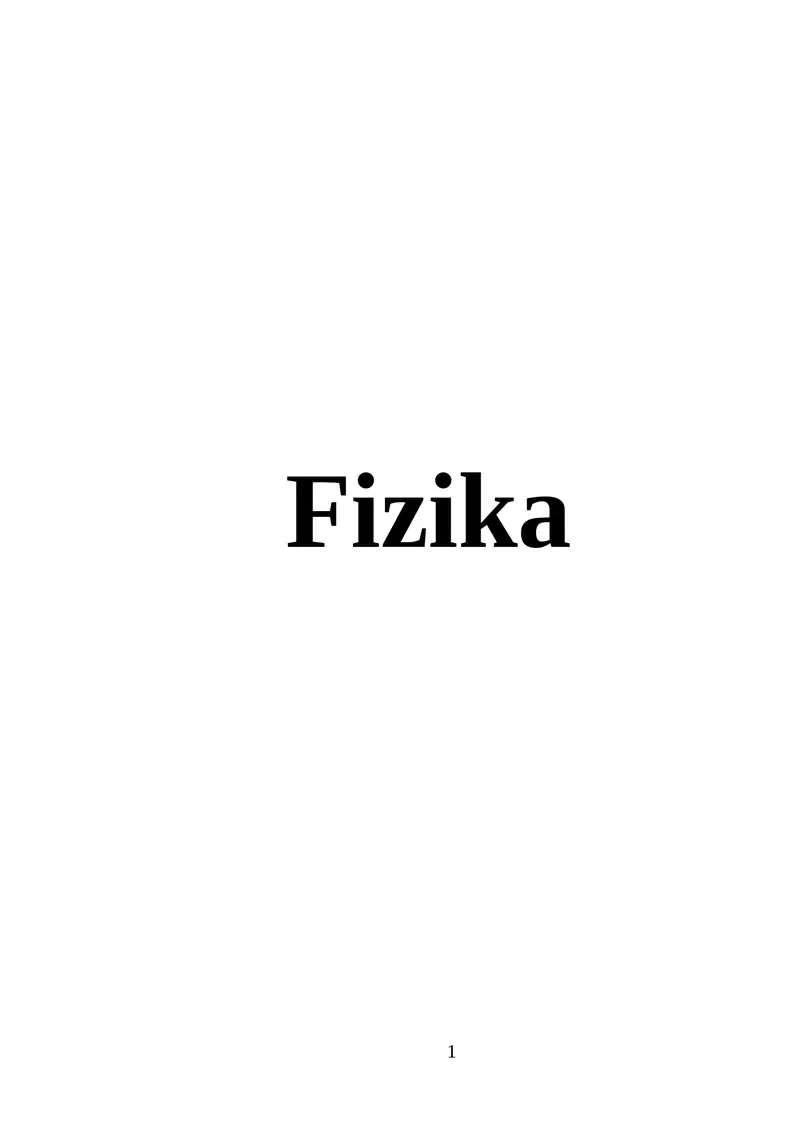 Fizika malaka test