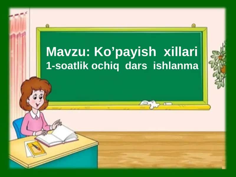 Ko’payish xillari