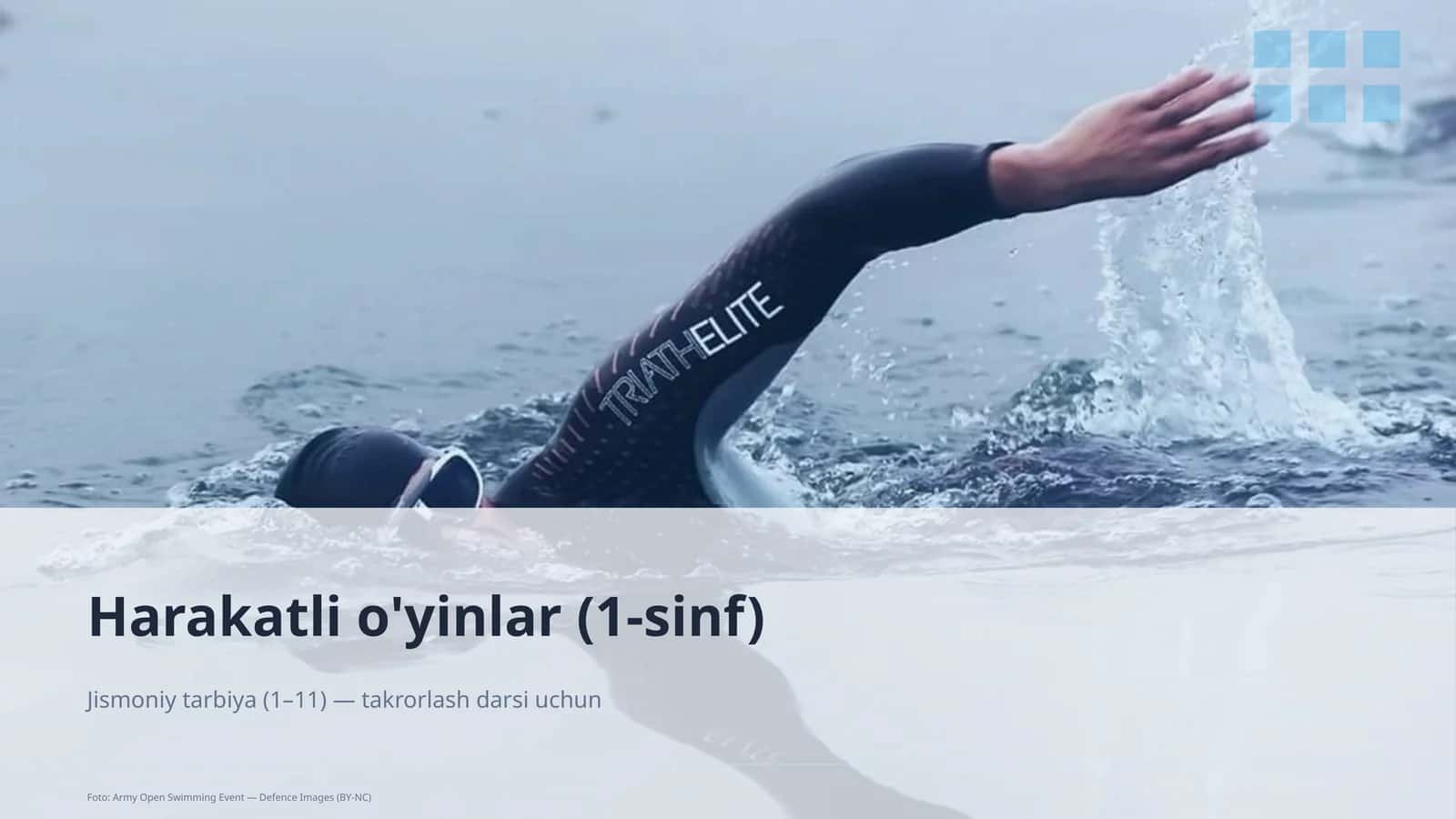 Harakatli o'yinlar (1-sinf)