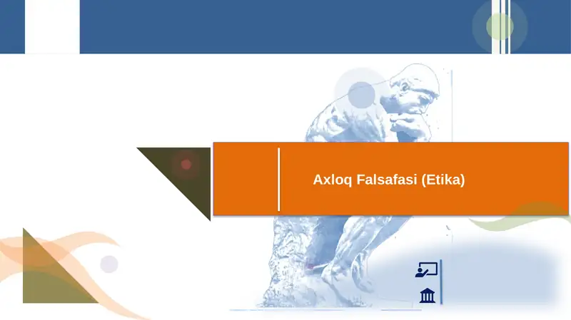 Axloq Falsafasi (Etika)