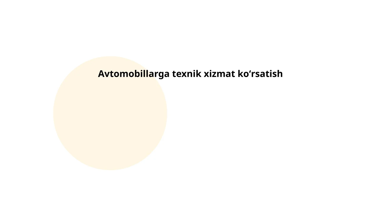 Dvigatelga texnik xizmat koʻrsatish