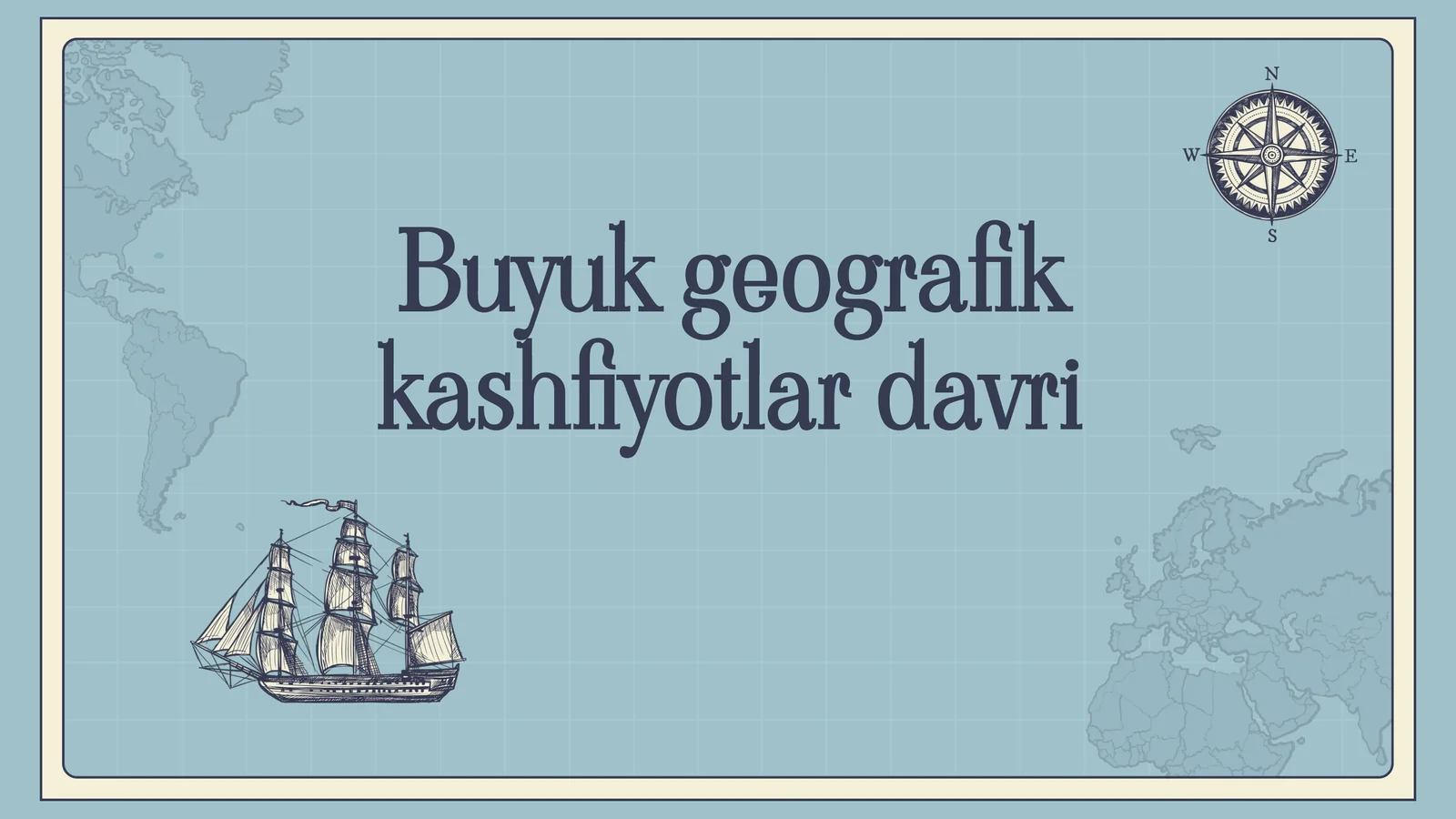 Buyuk geografik kashfiyotlar davri