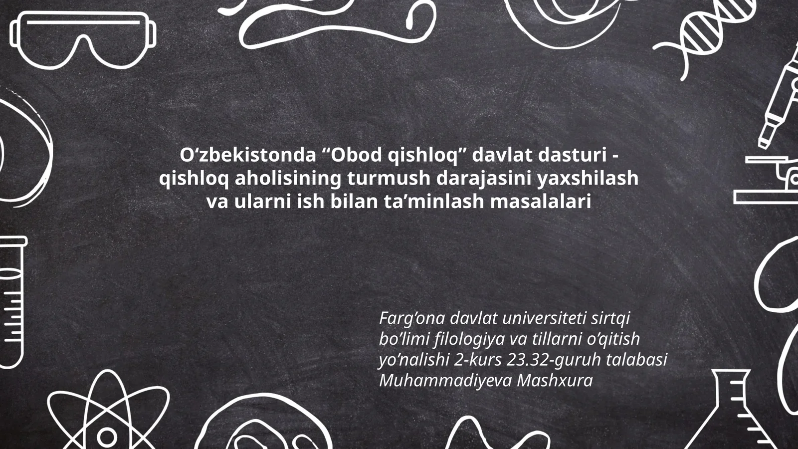 Obod qishloq davlat dasturi