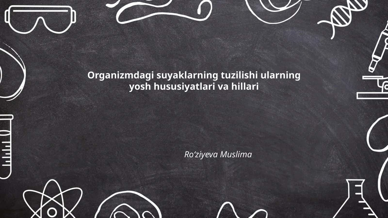 Suyaklarning tuzilishi