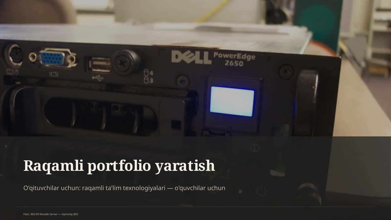 Raqamli portfolio yaratish