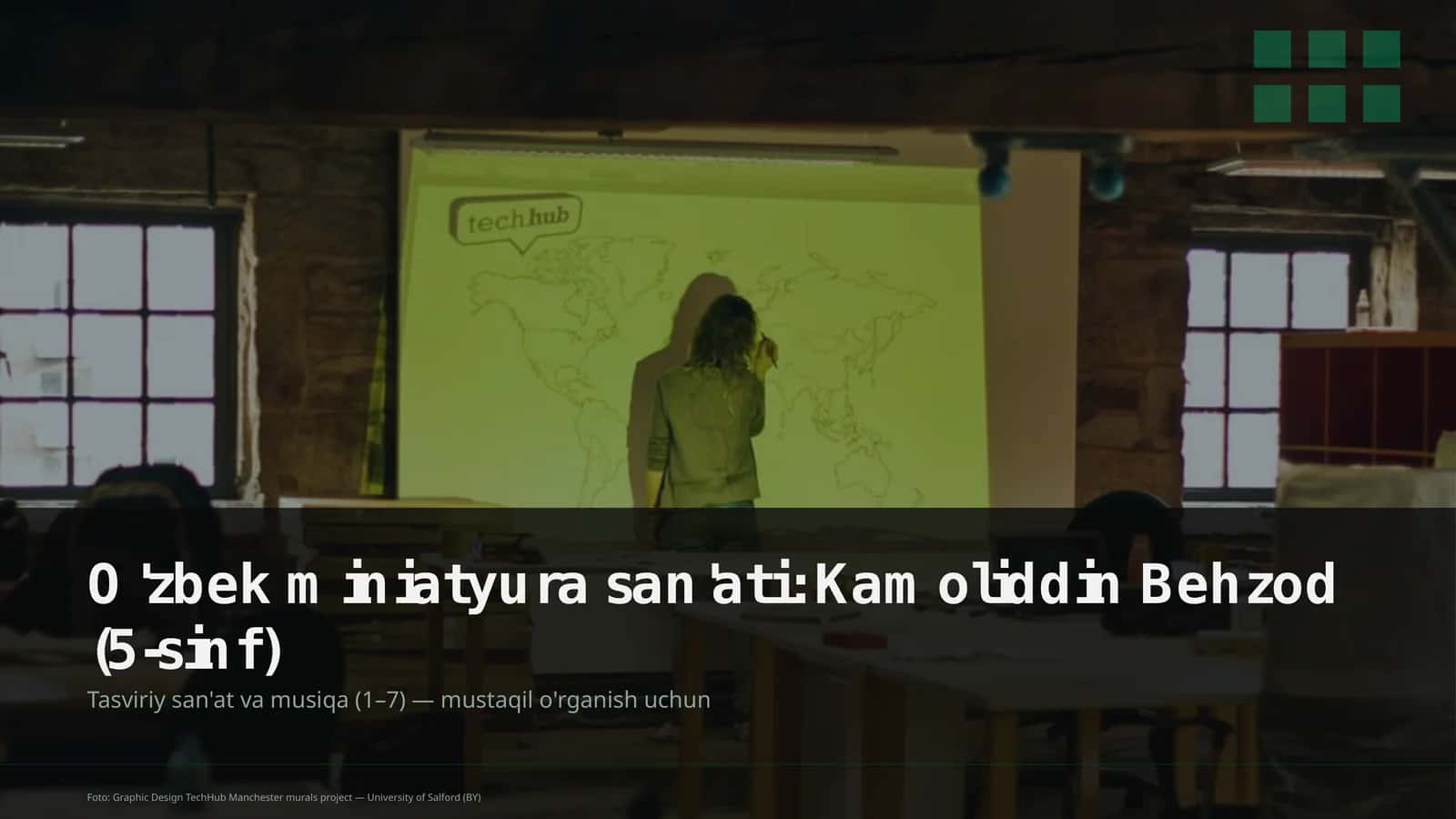 O'zbek miniatyura san'ati: Kamoliddin Behzod (5-sinf)