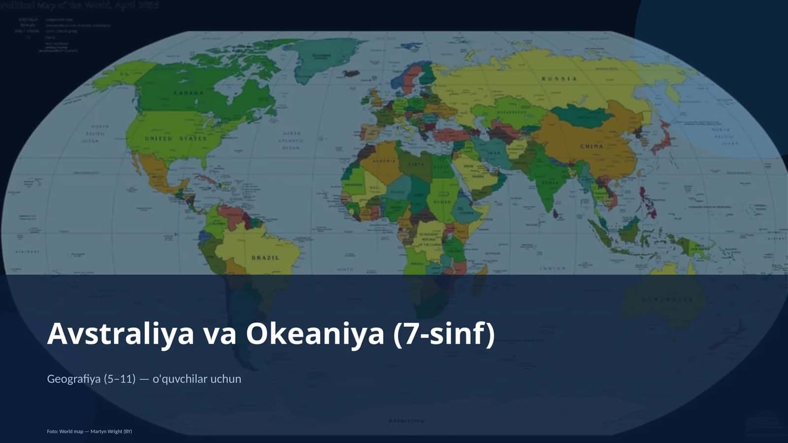 Avstraliya va Okeaniya (7-sinf)
