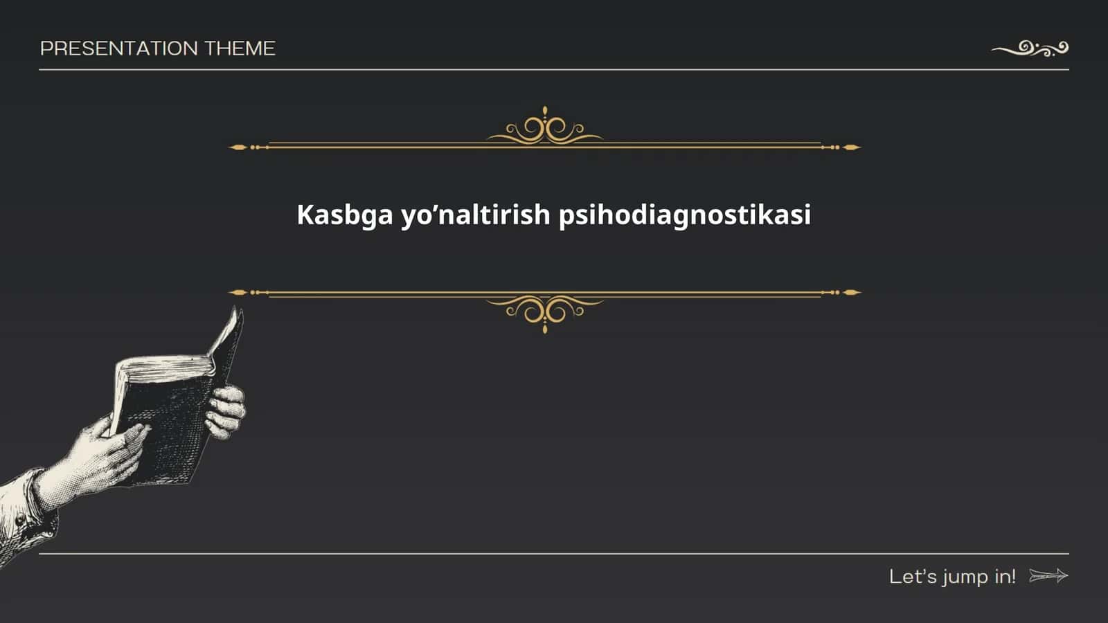 Kasbga yo’naltirish psihodiagnostikasi