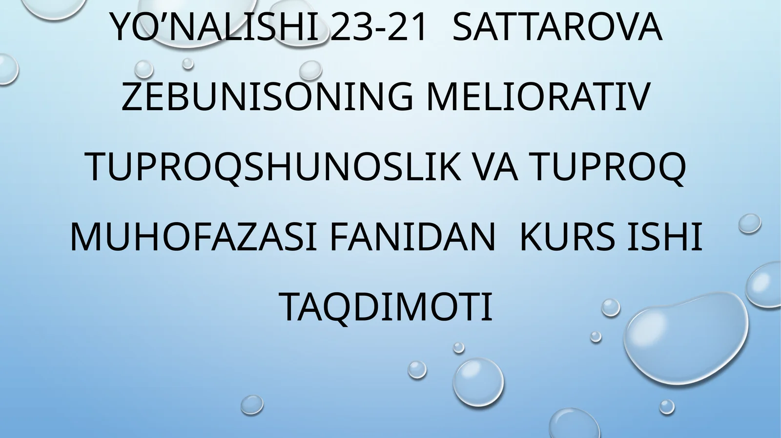 Agrokimyo va agrotuproqshunoslik
