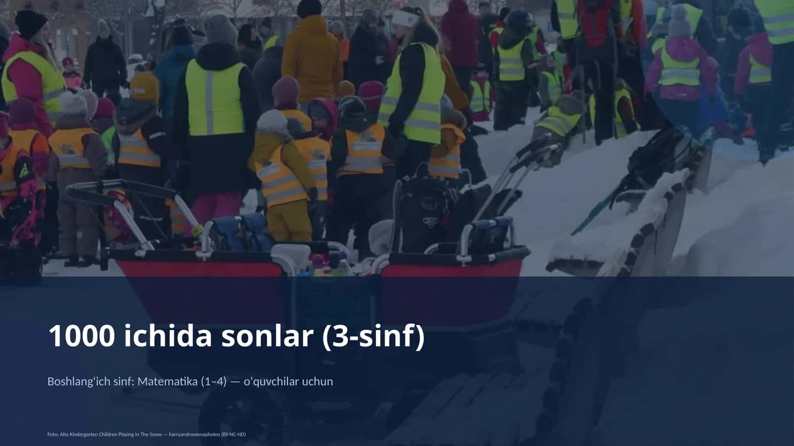 1000 ichida sonlar (3-sinf)