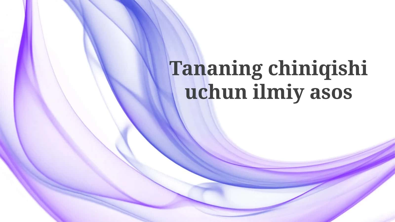 Chidamlilikning ilmiy asoslari: ta'riflar va asosiy tamoyillar