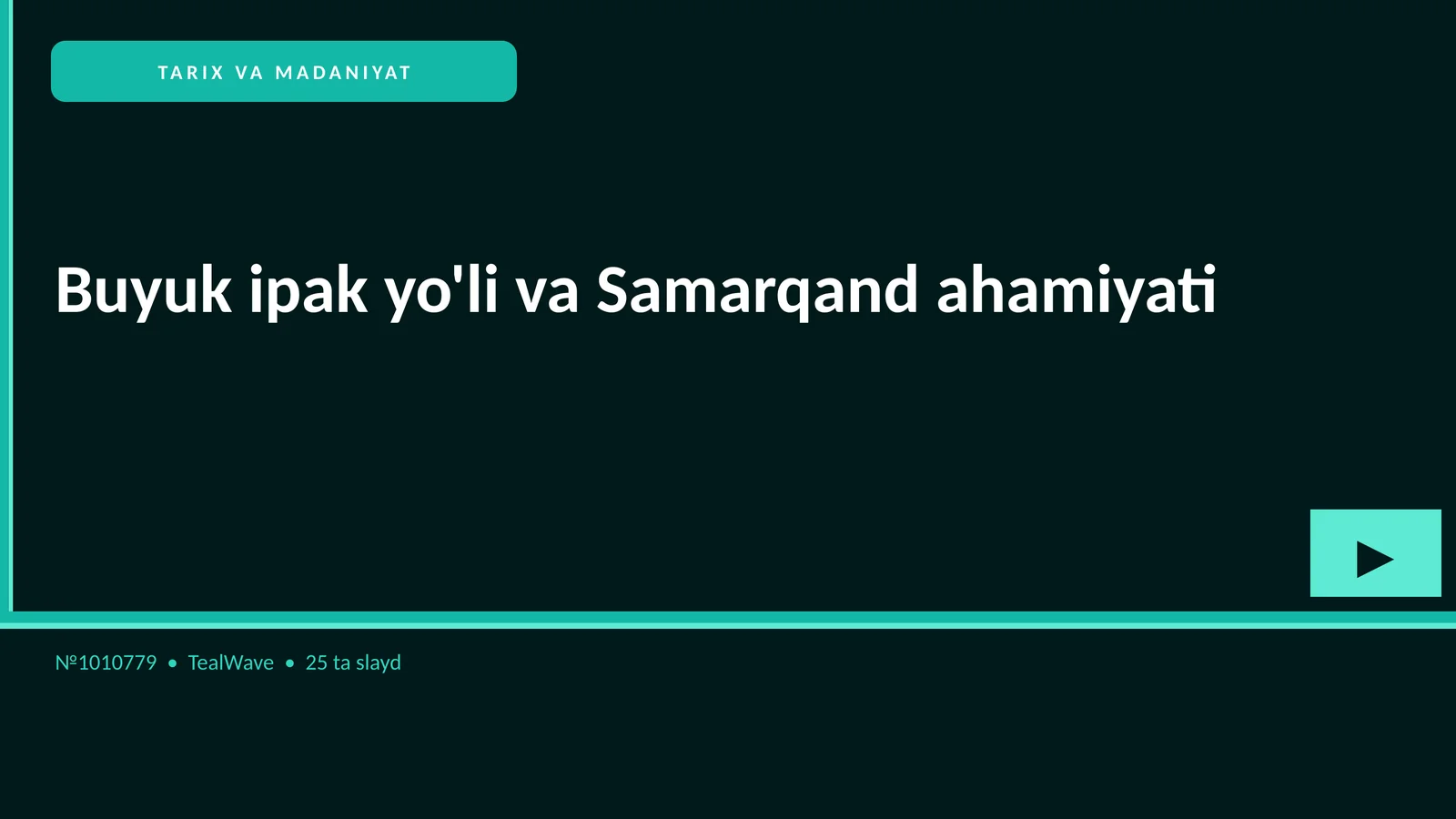 Buyuk ipak yo'li va Samarqand ahamiyati