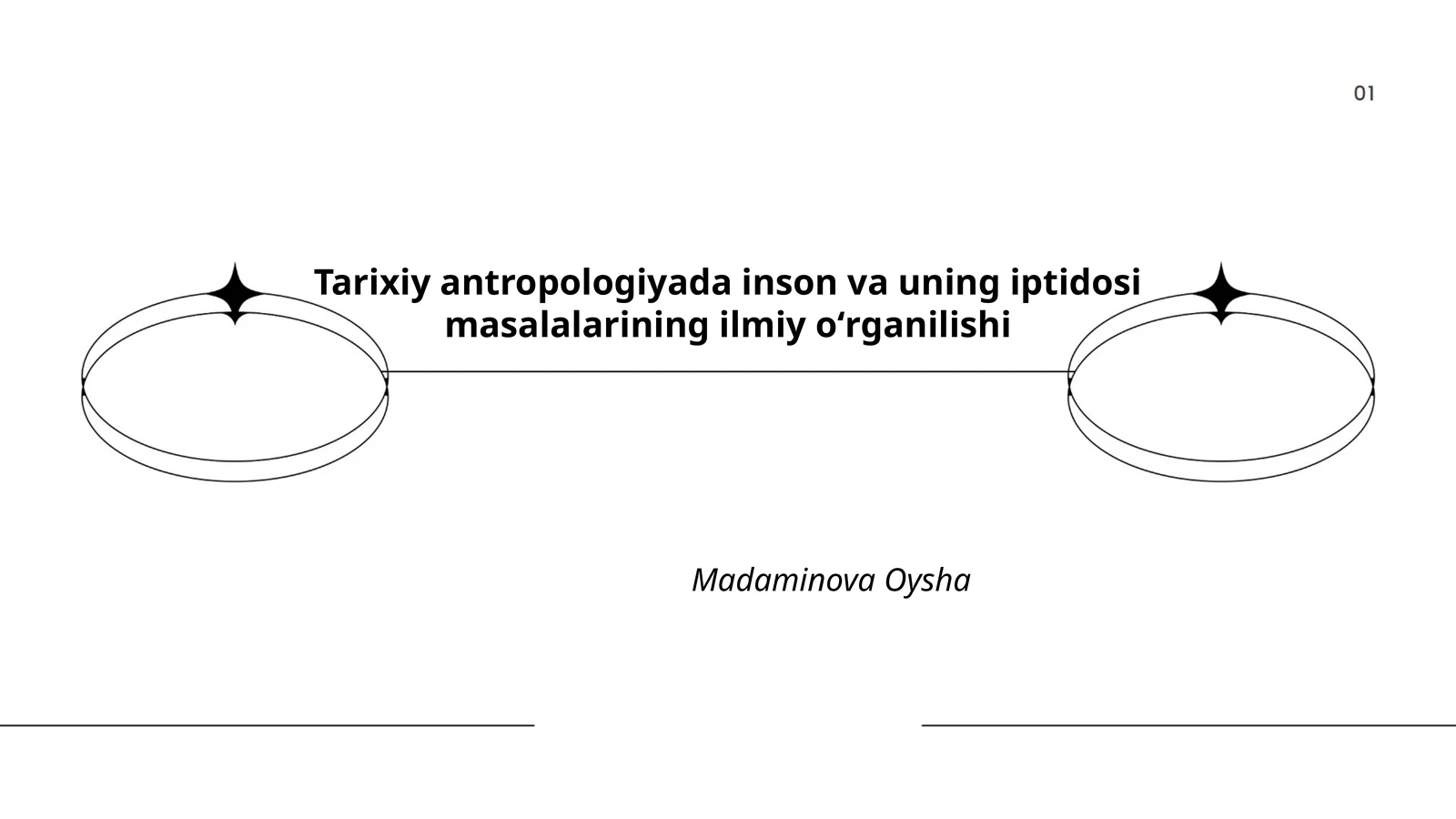 Tarixiy antropologiyada inson va uning iptidosi masalalarining ilmiy oʻrganilishi