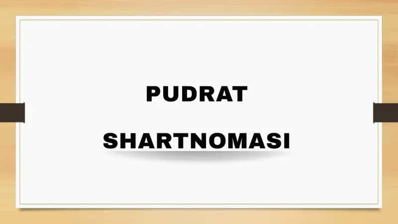 Pudrat shartnomasi